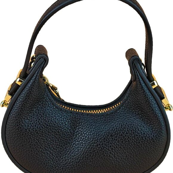 Women's PU Leather Mini Clutch Small Bag Compact Elegant for Evening